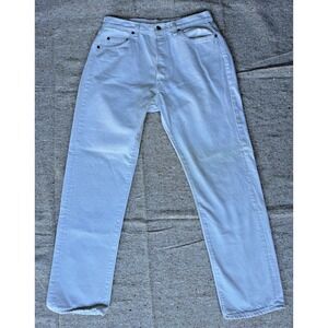 Levi's 90s USA Made Levis 501-0651 White Jeans 36x32 Men Vintage Rare